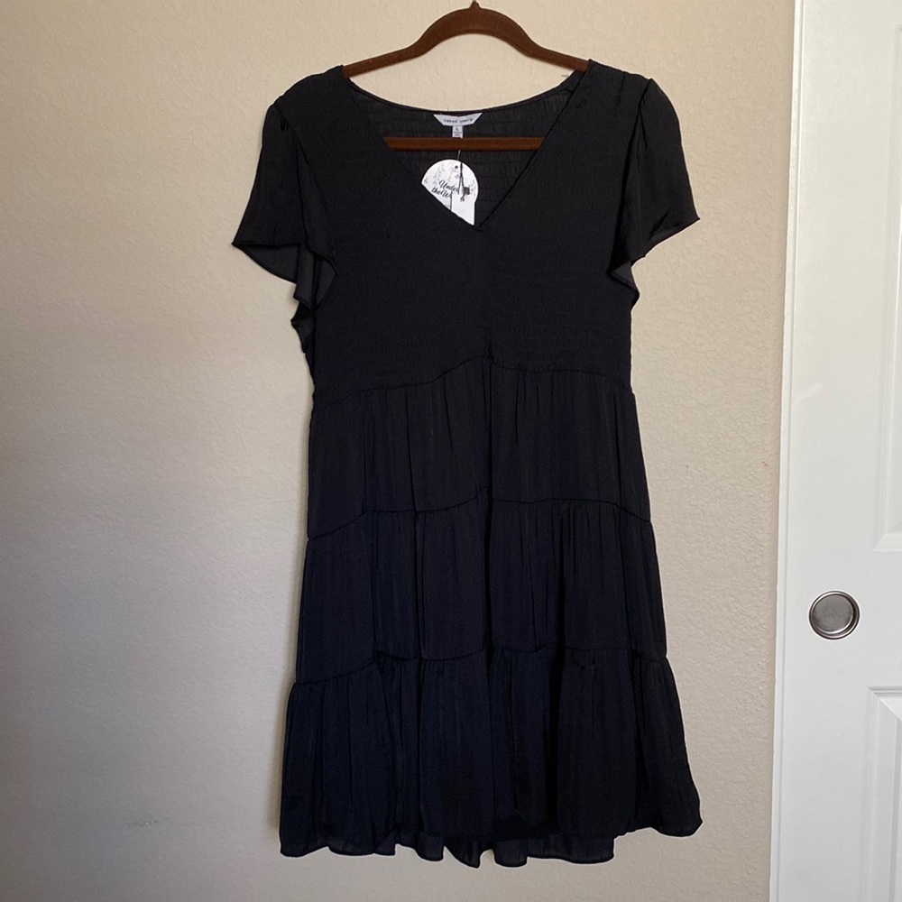 Black Naked Zebra Dress